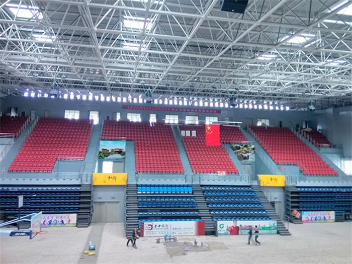 江都电厂体育馆网架加工